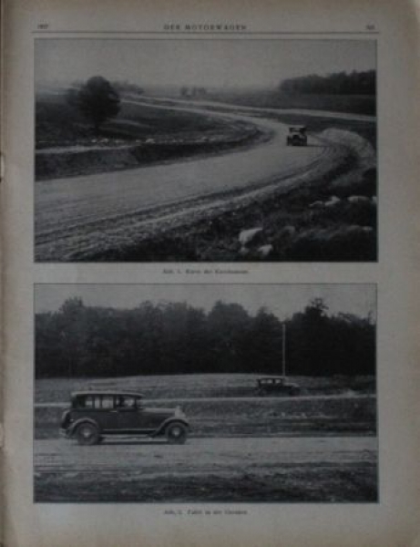 "Der Motorwagen" Autotechnical Magazine 1928 five issues (2395)