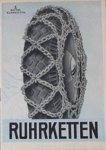 Beyers Ruhrketten 1949 Tires-Partbrochure (0392)