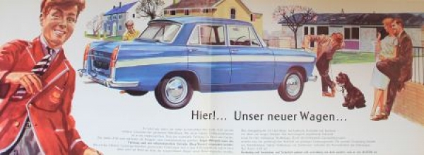 Austin A60 Cambridge Modelprogram 1962 Carbrochure (3603)