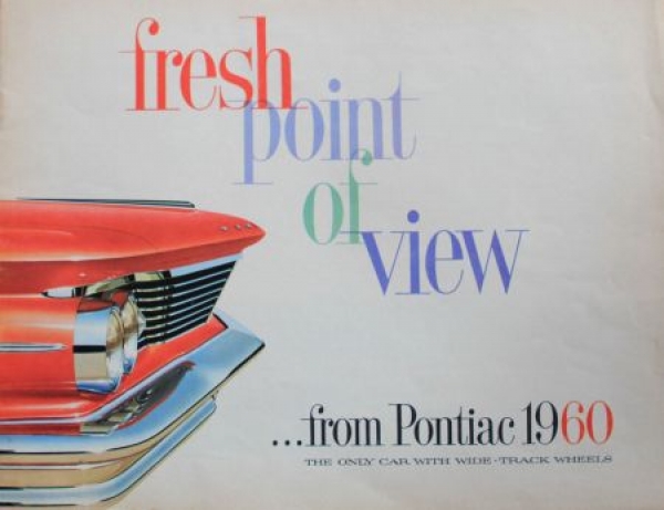 Pontiac Modelprogram 1960 "Fresh point of view" Carbrochure (3587)
