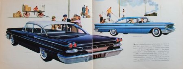 Pontiac Modelprogram 1960 "Fresh point of view" Carbrochure (3587)