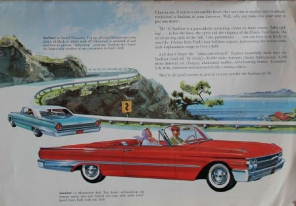 Ford Modelprogram 1961 Carbrochure (3584)