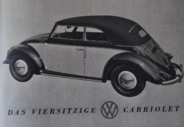 Volkswagen Modelprogram 1950 Carbrochure (0541)