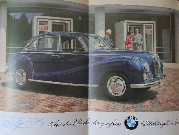 BMW 2600 - 3200 L Modelprogram 1961 Carbrochure (0544)
