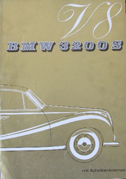 BMW 3200 S Modelprogram 1962 Carbrochure (0546)