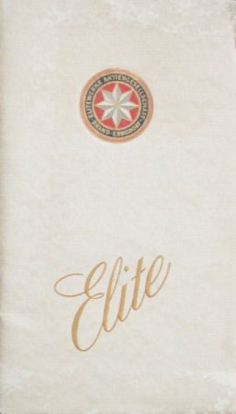 Elite Automobiles Type E-S Modelprogram 1925 (S0578)