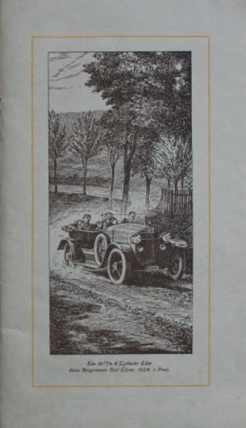 Elite Automobiles Type E-S Modelprogram 1925 (S0578)