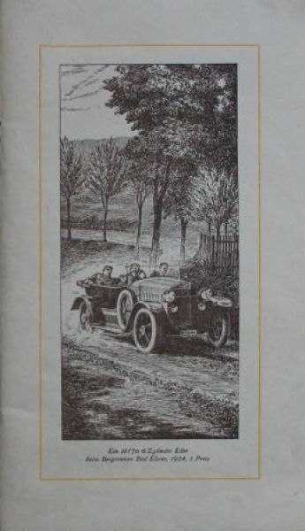 Elite Automobile Type E-S Modellprogramm 1925 (S0578)