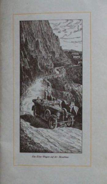 Elite Automobiles Type E-S Modelprogram 1925 (S0578)