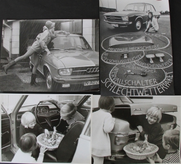 Audi  100 four original Press-Photos 1971 (0584)