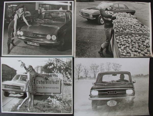 Audi  100 four original Press-Photos 1971 (0585)