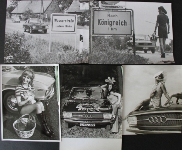 Audi  100 five original Press-Photos 1970 (0588)