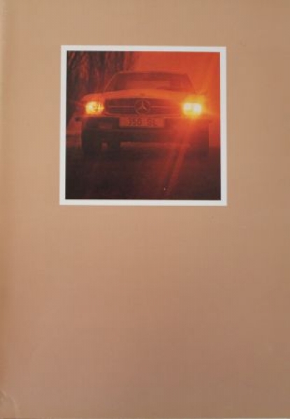 Mercedes-Benz 350 SL Modelprogram 1971 Carbrochure (0597)
