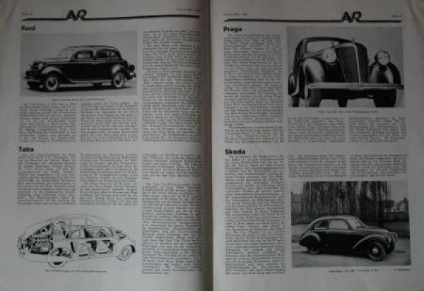 "Automobil Revue" Automobil-Magazin 1940 drei Ausgaben (0626)