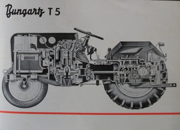 Bungartz T5 13 PS Modelprogram 1957 Tractorbrochure (0658)