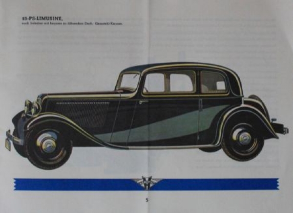 Hanomag Modelprogram 1934 Carbrochure (0666)