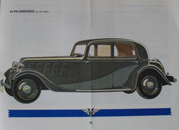 Hanomag Modelprogram 1934 Carbrochure (0666)