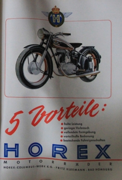"Ausstellung der Zweirad-Industrie" Motorbike-Exhibition-Catalog Frankfurt 1950 (0676)