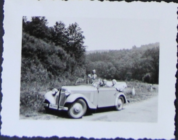 Adler Trumpf Junior Convertible 1933 original Photo (0704)