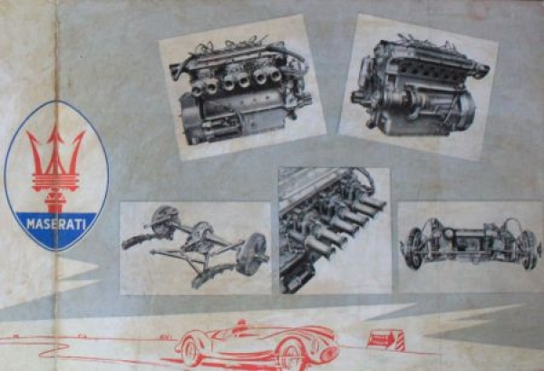 Maserati Sport 2000 Modelprogram 1954 Carbrochure (0720)