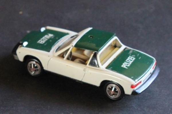 Gama Minimod Porsche-VW 914 Police 1973 Metalmodel (3945)
