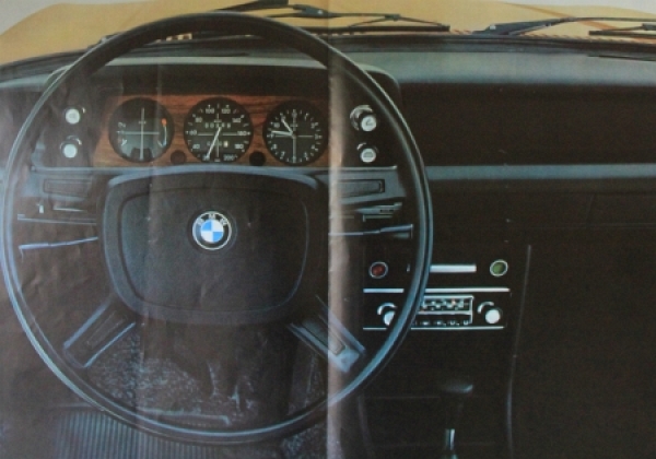 BMW 1602 - 2002 Cabrio Modellprogramm 1974 Automobilprospekt (0779)