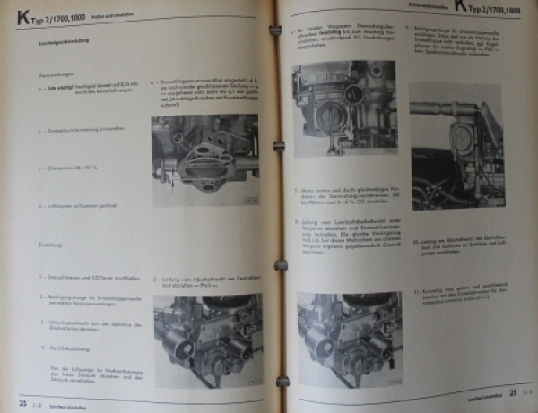Volkswagen "Motor wassergekuehlt" 1969 Repairmanual (0789)