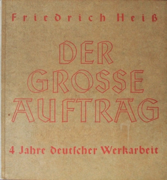 Heiß "Der grosse Auftrag - 4 Jahre deutscher Werkarbeit" Vehicle-History 1936 (0854)