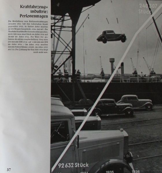Heiß "Der grosse Auftrag - 4 Jahre deutscher Werkarbeit" Vehicle-History 1936 (0854)