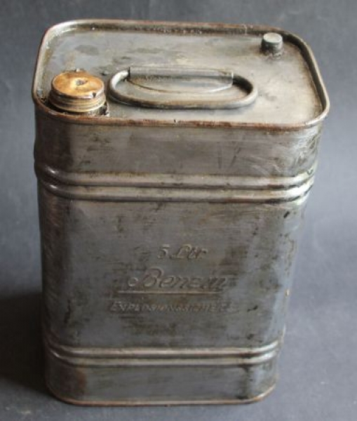 Gasolincan 1910 Metal with Brasscloser 5 Liter (4207)