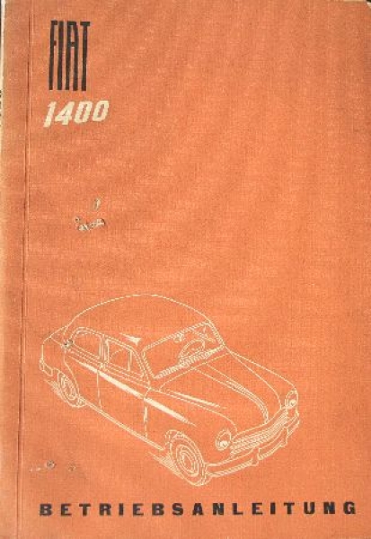 Fiat 1400 Ownermanual 1950 (0966)