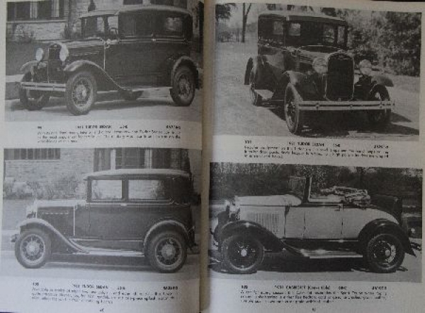Clymer "Ford Model A Album - All Cars and Bodystyles " Ford-History 1977 (1022)