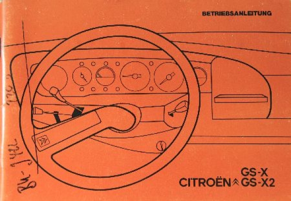 Citroen GS X 1972 Ownermanual (1032)