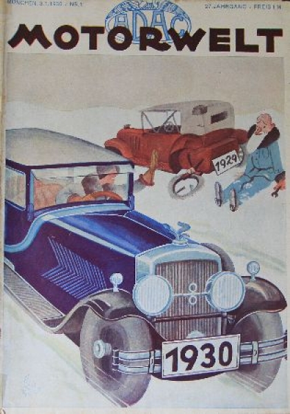 "ADAC Motorwelt" Automobilclub-Zeitschrift 1930 (1083)