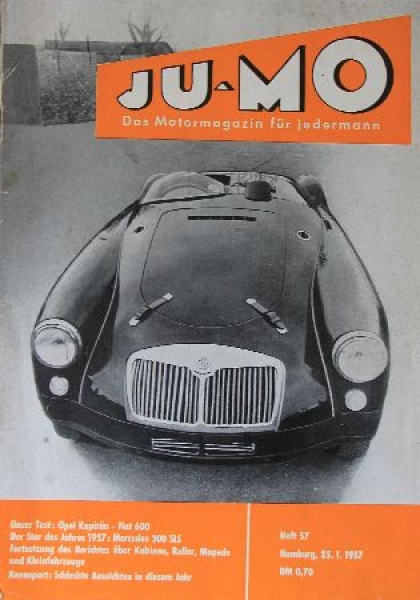 "Ju-Mo - Das Motormagazin für Jedermann" 1957 Motor-Zeitschrift (1111)