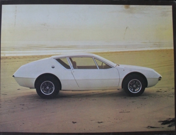 Renault Alpine A 310 Modelprogram 1974 Carbrochure (1150)