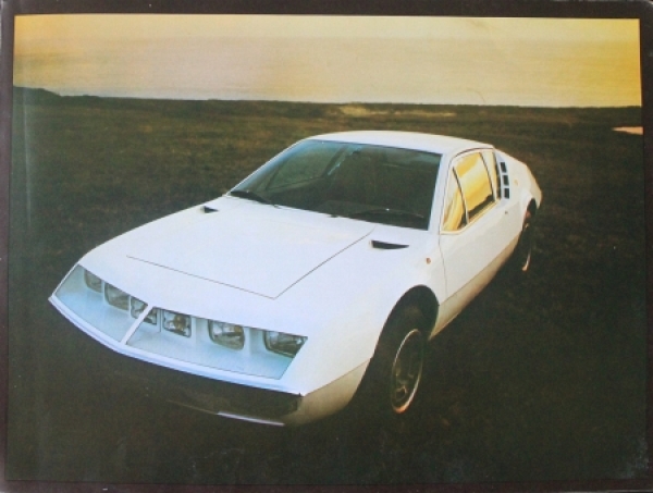 Renault Alpine A 310 Modelprogram 1974 Carbrochure (1150)