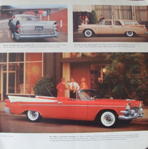 Dodge Modelprogram 1958 "Swept Wing" Carbrochure (1190)