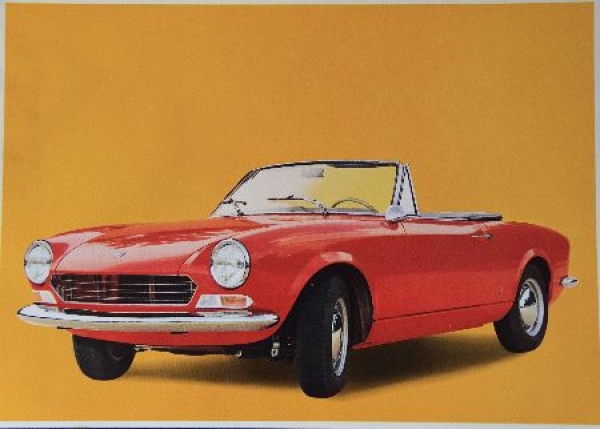Fiat 124 Sport Spider Modelprogram 1967 Carbrochure (7478)