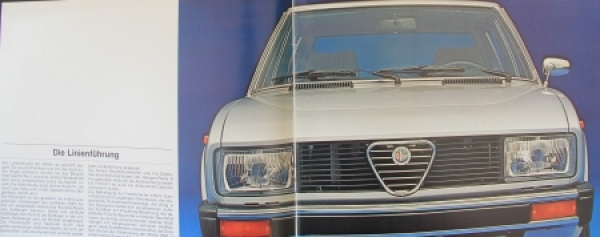 Alfa Romeo Alfetta 2000 Modelprogram 1977 Carbrochure (1267)