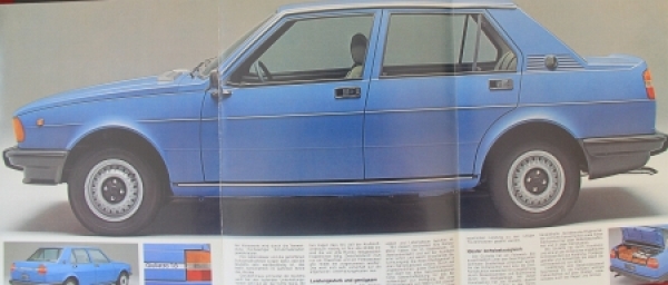 Alfa Romeo Giulietta Modelprogram 1977 Carbrochure (1272)
