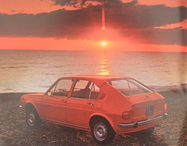 Alfa Romeo Alfasud Modelprogram 1971 Carbrochure (1274)