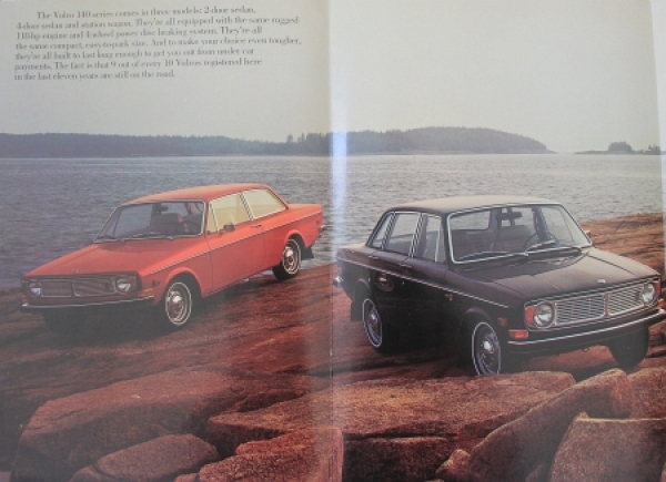 Volvo 140 Modelprogram 1969 Carbrochure (1293)