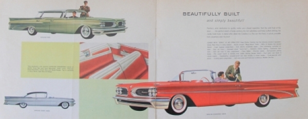 Pontiac Modelprogram 1959 "People going place are going" Carbrochure (1358)