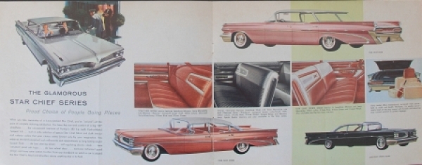 Pontiac Modelprogram 1959 "People going place are going" Carbrochure (1358)