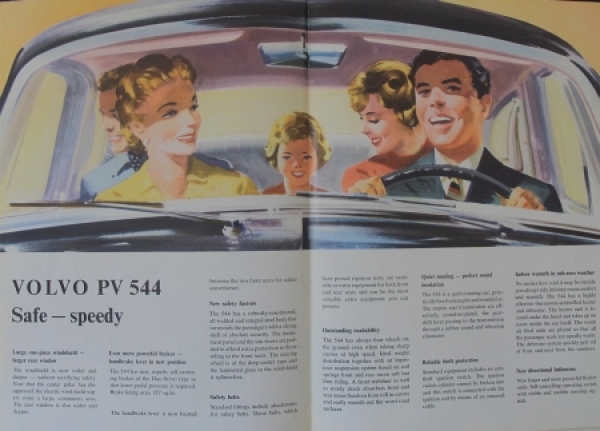 Volvo 544 Modelprogram 1959 Carbrochure (1362)