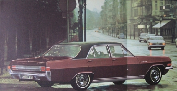 Opel Diplomat V8 Modellprogramm 1965 Automobilprospekt (1453)
