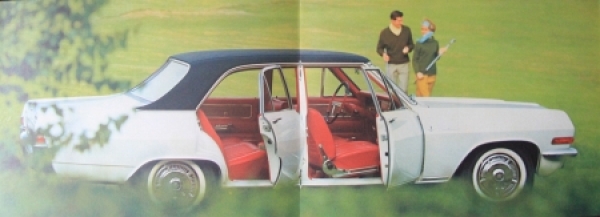 Opel Diplomat V8 Modellprogramm 1965 Automobilprospekt (1453)