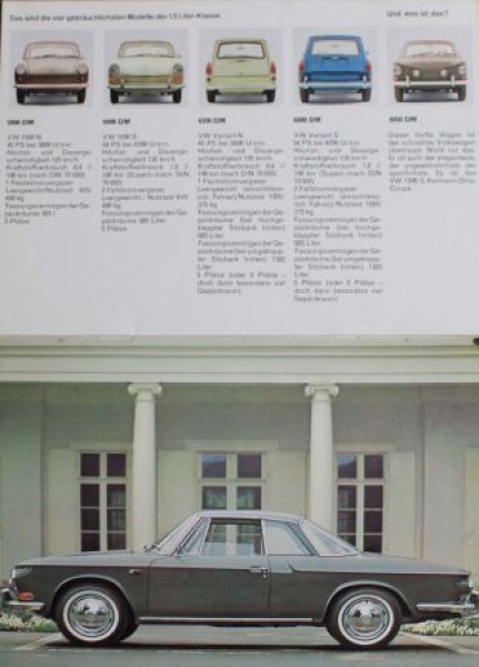 Volkswagen Beetle Modelprogram 1964 "Bringen Sie es uebers Herz?" Carbrochure (0974)