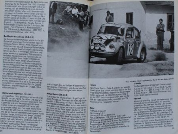 Backfisch "Kaefer-Treter GmbH" Volkswagen-Motorracing 1974 (1495)